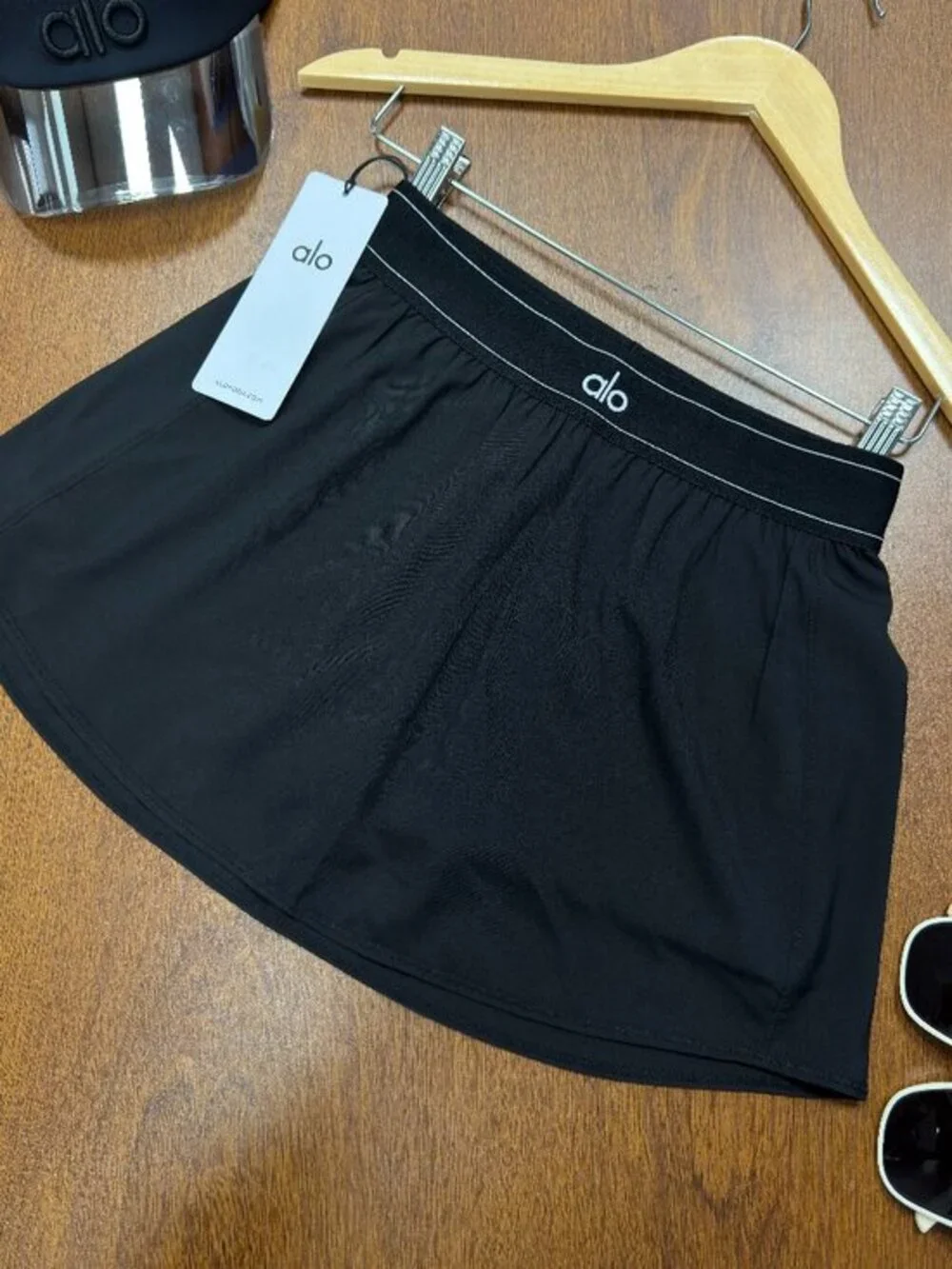 NWT🏜️Alo Yoga Match Point Tennis Skirt Sporty👗Chic Feminine Style